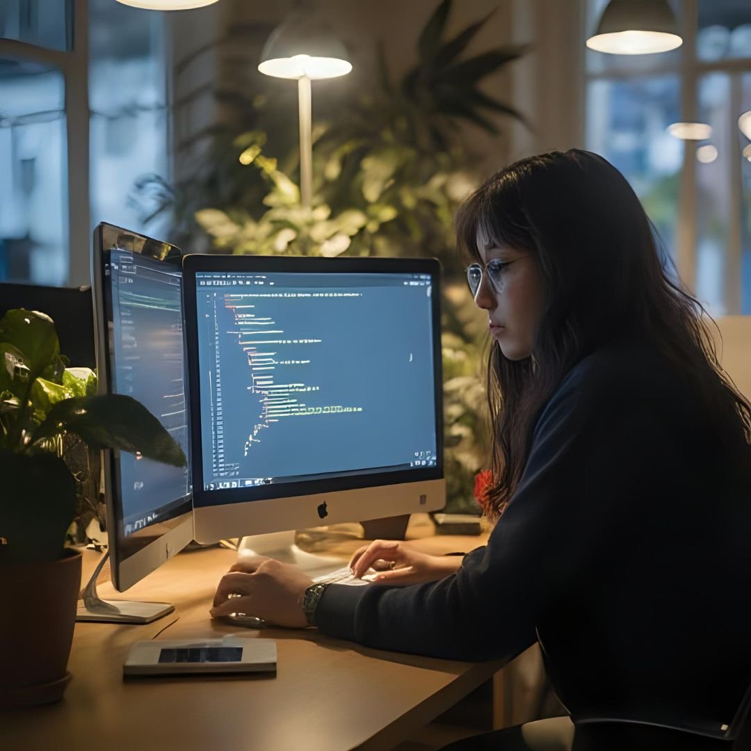 Modern web development illustration